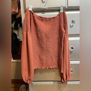 Easel off the shoulder top